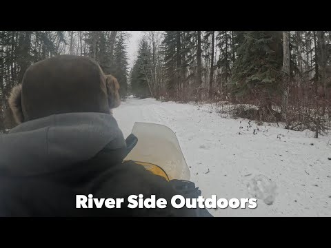 Trapline Check Clearing Trails Setting Wolf Snares