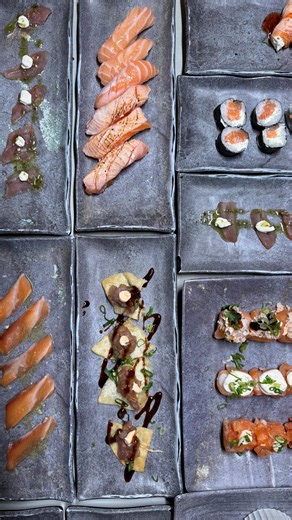 Beatriz Lasmar | Rafael Oliveira on Instagram: "🍣 Início de mês no @celinesushi tá chique demais!! Um dos rodízios mais completos que já fomos, com mais de 50 peças exclusivas, sashimis, sushis, barriga de salmão, joe e sobremesas! Ainda várias promos, terça é clube da Luluzinha 💅 e indo com 4 amigas você ganha uma garrafa de Chandon 🥂 Quarta é dose dupla de drinks + taxa de rolha grátis! 💸 De terça a quinta R$ 145 Sexta a domingo, feriados e véspera: R$ 155 📍Av. Érico Veríssimo, 843"