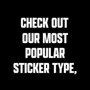 Check out our latest promo for our vinyl stickers here: https://bit.ly/368dHsW These Bombproof stickers last through weather and sunlight to keep your design as captivating as when you first purchased! | The Sticky Brand | Facebook