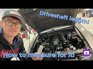 How to measure for a custom driveshaft length!