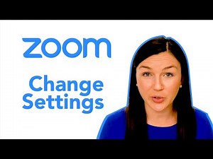 Zoom: How to Change Default Settings for Education