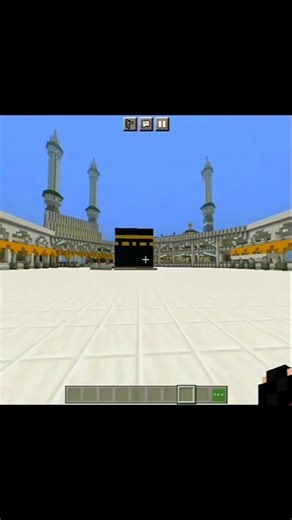 Building Kaaba in Minecraft 🕋 | Amazing Build #minecraft #shortsfeed
