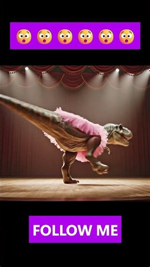 T-Rex Trying Ballet is the Funniest Thing Today! 🦖🩰