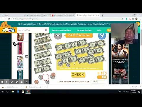 Counting Money using ABCya