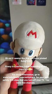 My Mario Anti piracy screen PT 1