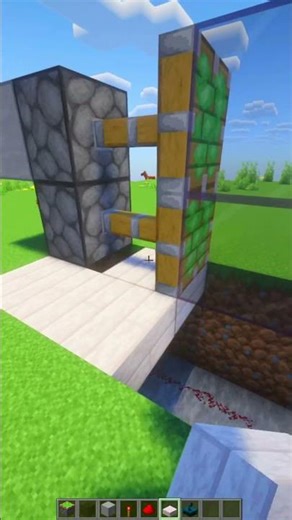 Easy Auto Doors | Minecraft #minecraft #shorts
