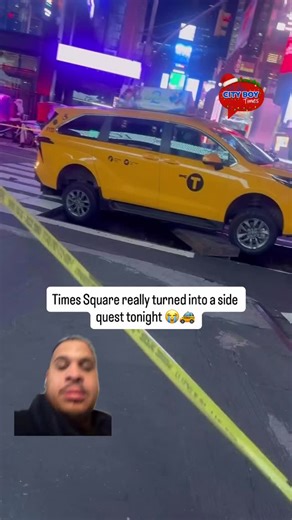 Times Square really turned into a side quest tonight 😭🚕 This yellow cab ended up stuck on the construction ramp like it tried to park on a seesaw. Only in NYC you’re late to work because your taxi is literally on a plank in the middle of the street. #nyc #newyorkcity #timessquare #nyctaxi #yellowcab #onlyinnyc #nycstreets #nyctraffic #streetsofnyc #nyclife #citylife #urbanlife #caughtoncamera #streetvideo #instareels #reelsinstagram #viralreels #fyp #explorepage #cityboytimes #cityboytimesdail