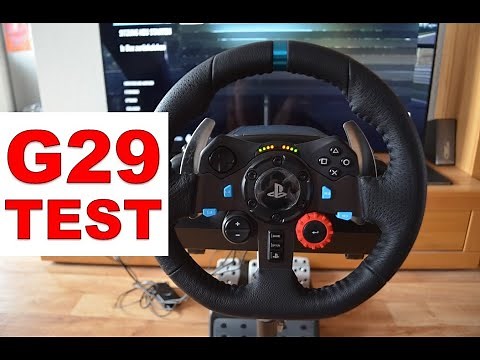 Logitech G29 Racing Lenkrad Driving Force / Racing Wheel (PS4, PS3, PC ) [TEST] /// Wheel Stand Pro