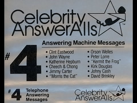 Celebrity AnswerAlls Best of #4 Answering Machine Messages