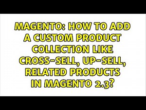 How to add a custom product collection like cross-sell, up-sell, related products in Magento 2.3?
