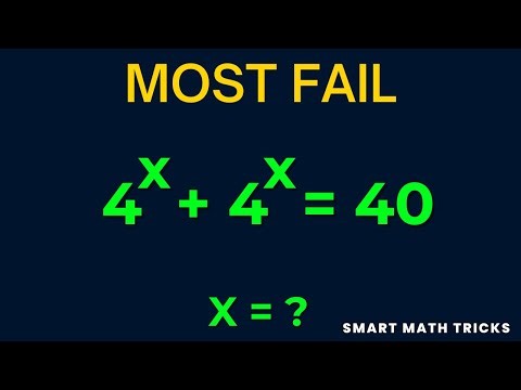 This Exponent Equation Breaks Brains 😱 Find x | Smart Math Tricks
