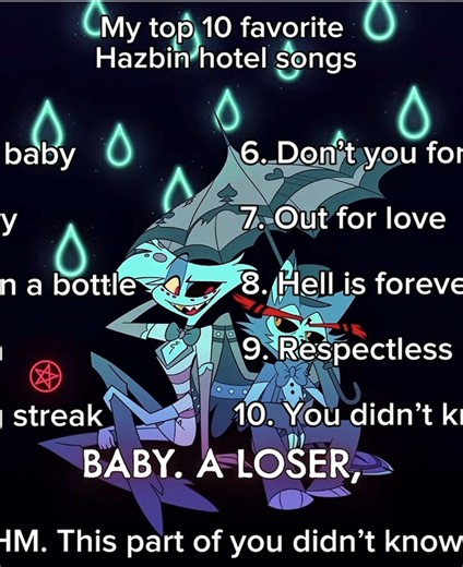 Their all so good it was so hard to rank them and there is so much more!! #hazbinhotel #hazbinhoteledit #songs #ranking #capcut