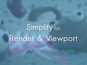 Simplify Viewport & Render - Blender 2.75