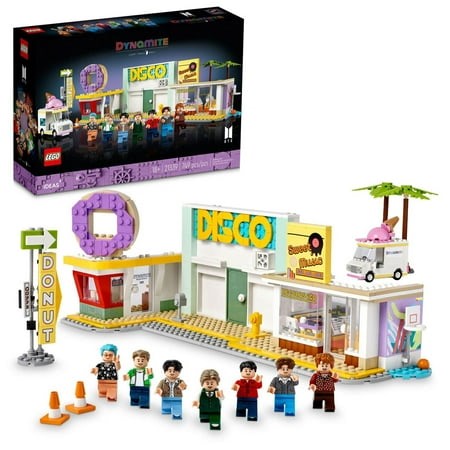 LEGO Ideas BTS Dynamite 21339 Model Kit for Adults, Gift Idea for BTS Fun with 7 Minifigures of the Famous K-pop Band, Features RM, Jin, SUGA, j-hope, Jimin, V and Jung Kook, Includes 749 Pieces, Ages 18+ - Walmart.ca