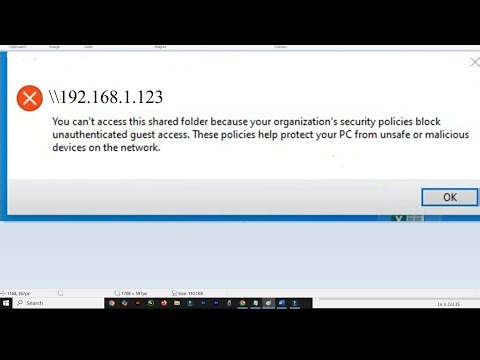 Windows 10/11 Shared Folder Access Error Fix | You can’t access this shared folder Problem Solved