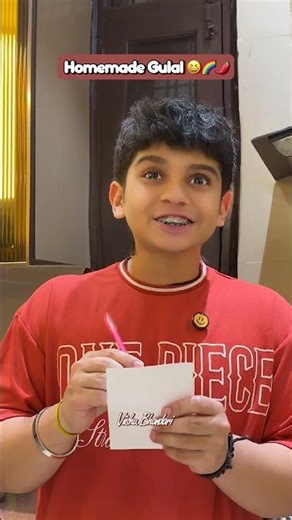 Homemade Gulal 😆🌈🌶️ #shortsfeed #shorts #funnyshorts #holi #gulal