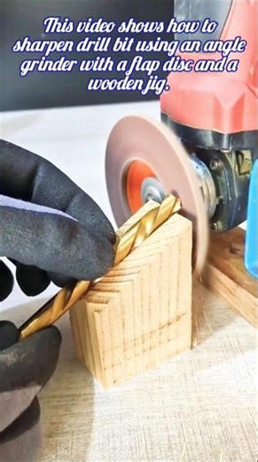 How to Sharpen a Drill Bit Using an Angle Grinder | DIY Tool Maintenance