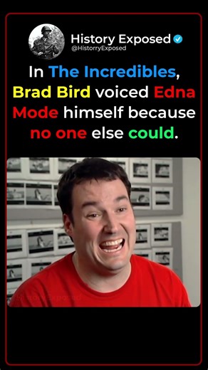 When Brad Bird Voiced His Own Character in The Incredibles 🎬🎭