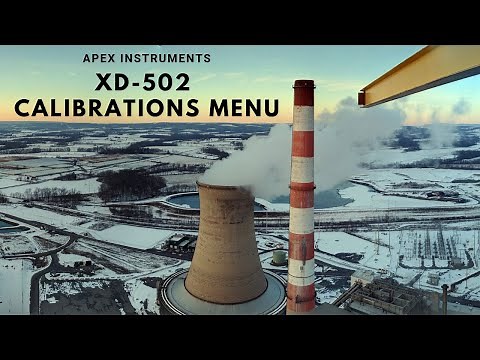 Apex Instruments XD-502 - Calibrations Menu