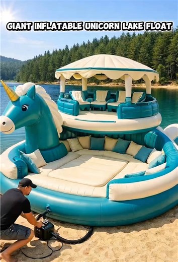 The Unicorn Float That Captivated the Lake