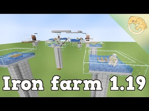 Gnembon's Iron Farm with Fix for Minecraft 1.19 | easy, efficient, expandable