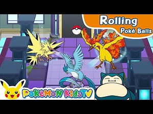 Rolling Poké Balls: Kanto Region | Pokémon Fun Video | Pokémon Kids TV