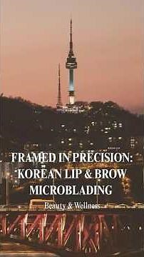 🇰🇷 Korean Beauty & Wellness | Framed in Precision: Korean Lip & Brow Microblading