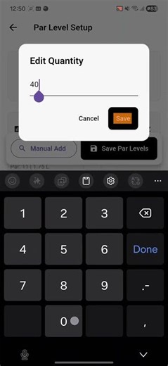 Par Level Setup with CSV Upload | Barventory App Demo