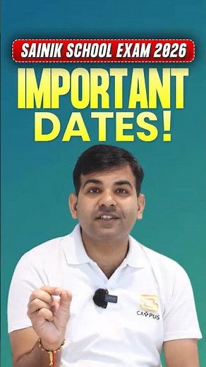 Sainik School Result 2026 | Important Dates! | #sainikschoolexam #sainikschool