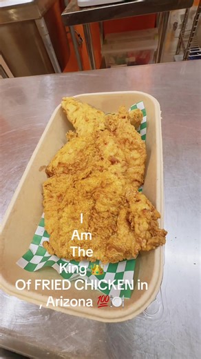 I love being a , chef ——— #friedchicken #friedchickentenders #tucson #comfortfood #soulfood