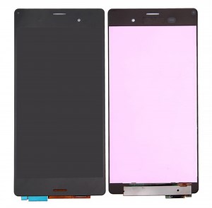 LCD with Touch Screen for Sony Xperia Z3 - Black (display glass combo folder)