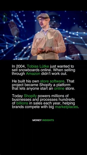 Tobias Lütke just wanted to sell snowboards online #shorts