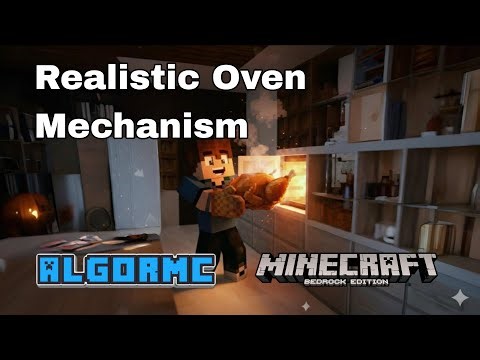 Crazy Commandblock Hack Creation ever!!! Realistic Oven Mechanism | #minecraft #usa #berlin #london
