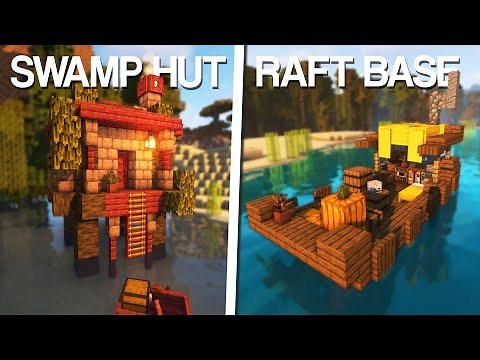 Minecraft: 3 Starter Houses for Survival 1.19+