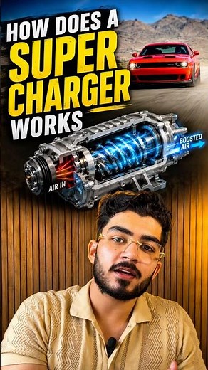 Supercharger working explained
