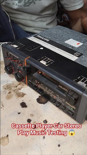 Cassette Player Car Stereo Play Music Testing 😱#cassette #player #carstereo #music #play