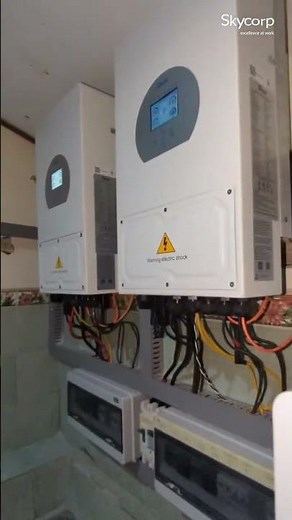 12kW System Setup Deye 6kW ×2 Live Site