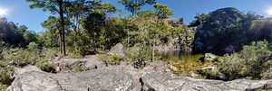 Cachoeira da Mata - Forest Waterfall 360 Panorama | 360Cities