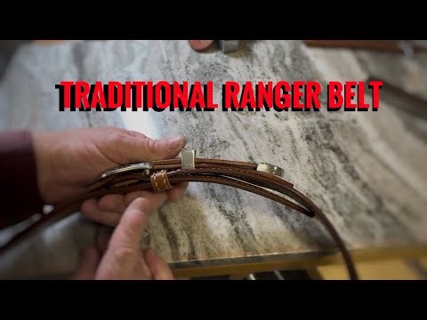 How to Make a Ranger-Style Leather Belt | Complete Leathercraft Tutorial
