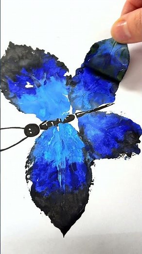 Crafting a Butterfly with a Leaf! 🦋✨ Fun Drawing Hacks for Kids