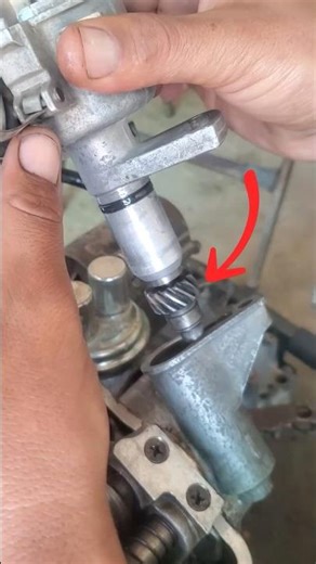 Distributor Ignition timing install! #shorts #engine #diy