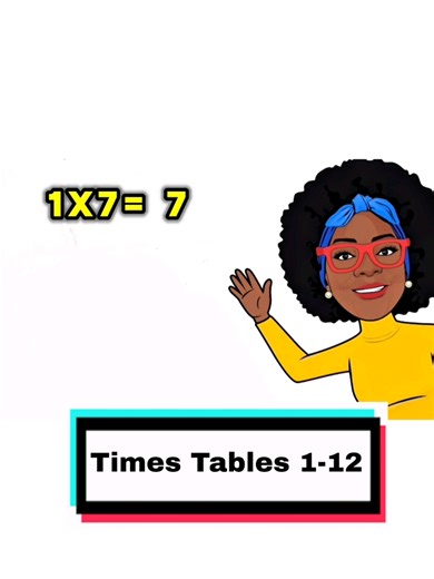 The full Times Tables 1–12 song 🎶 Now live on YouTube 📚 #MultiplicationSong #KidsLearning #AuntyFilly