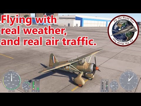 Westland Lysander Flying around Mount Kilimanjaro with real weather & real air traffic. MSFS2024