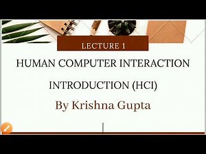 Introduction of human computer interaction