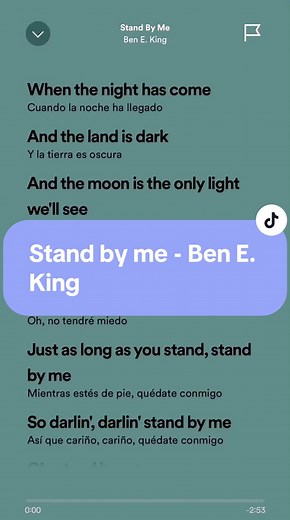 Stand by Me - Ben E. King Lyrics