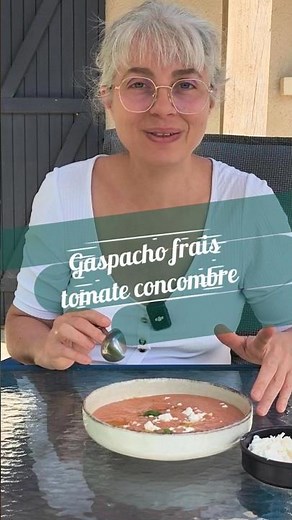 When the tomatoes are ripe, do this 🍅 #recipe #gazpacho