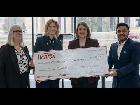 Hebron Project Donates $10M to MUN Data Centre for AI & Tech Innovation