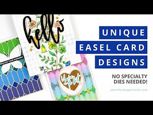 Unique Easel Cards!