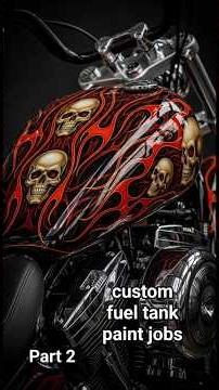 Custom Personalized Motorcycle Fuel Tank #motorcyle #art #custom #fueltank #bike #biker #harley