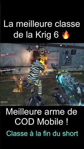 MEILLEURE ARME + CLASSE sur COD Mobile ! La KRIG 6 !